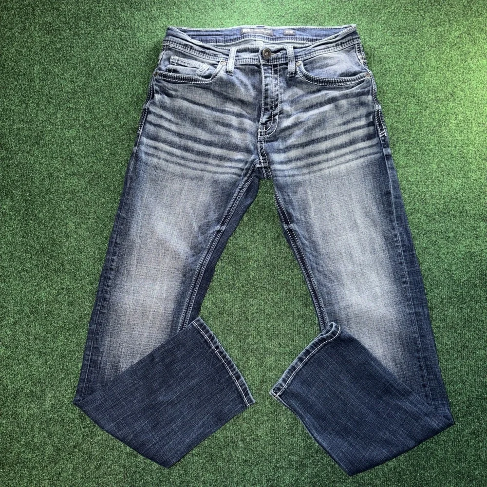 BKE Jake Straight Leg Jeans Men's 31x32 Blue Jeans